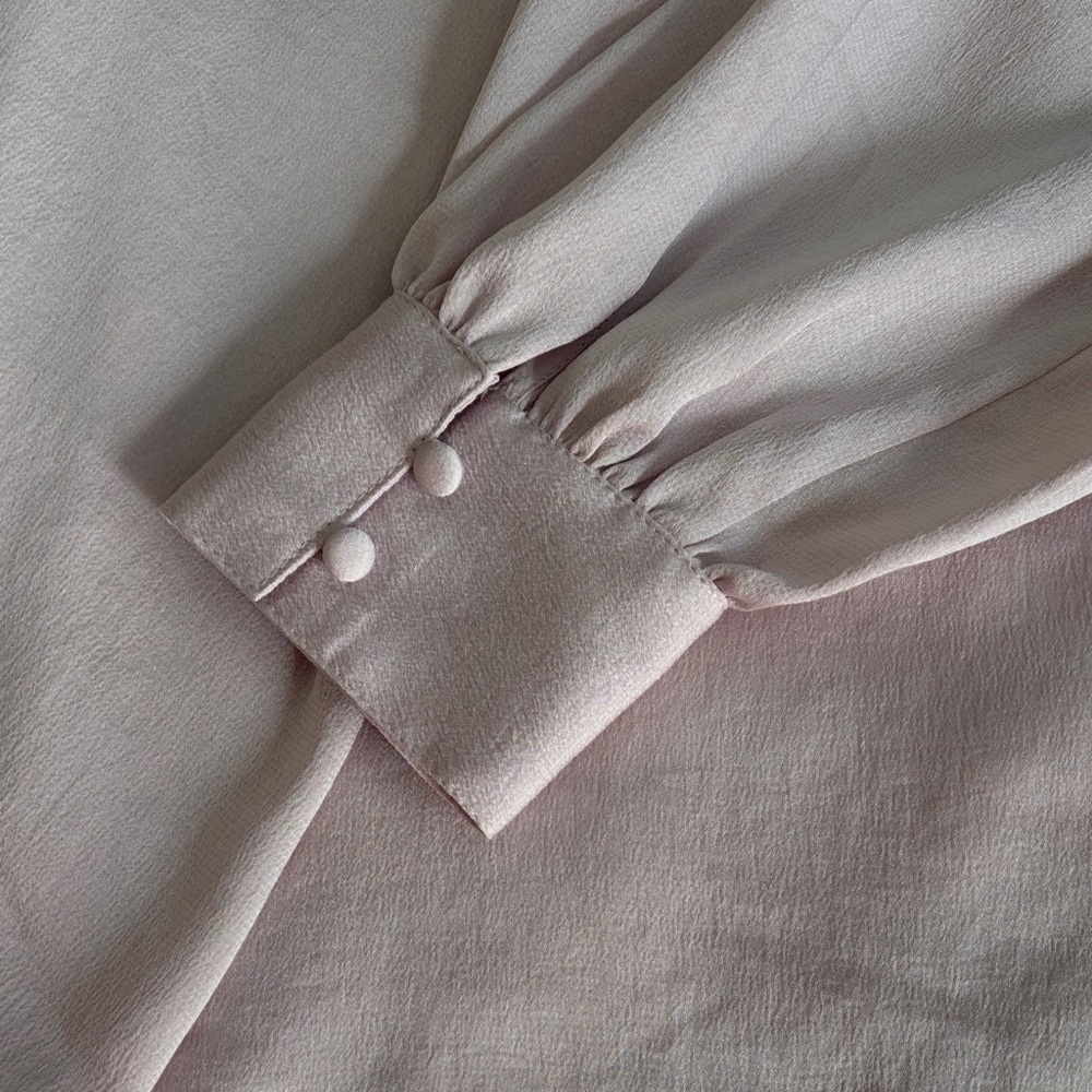 Express Women's Blouse - Elegant Light Gray